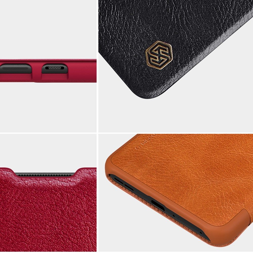 Nillkin Qin Series OnePlus 9 Hoesje Wallet Book Case Rood afbeelding 8