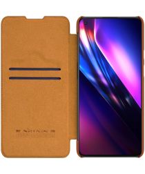 Nillkin Qin Series OnePlus 9 Hoesje Wallet Book Case Bruin