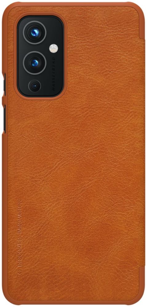 Nillkin Qin Series OnePlus 9 Hoesje Wallet Book Case Bruin afbeelding 2