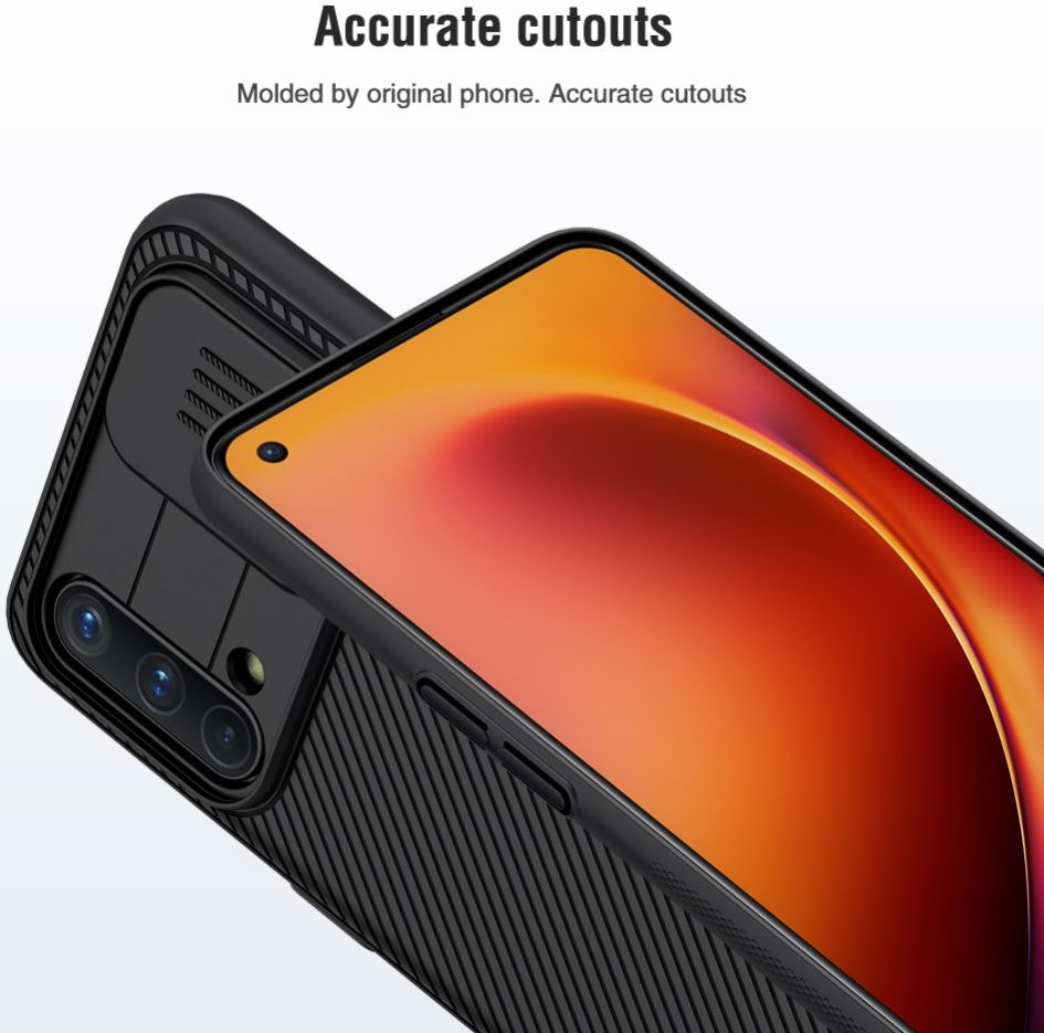 Nillkin CamShield OnePlus Nord CE Hoesje met Camera Slider Blauw afbeelding 6