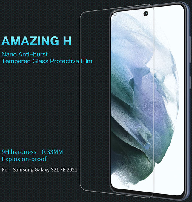 Nillkin Samsung Galaxy S21 FE Screen Protector Anti-Explosie 0.3mm afbeelding 3