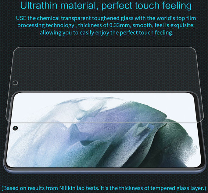Nillkin Samsung Galaxy S21 FE Screen Protector Anti-Explosie 0.3mm afbeelding 6