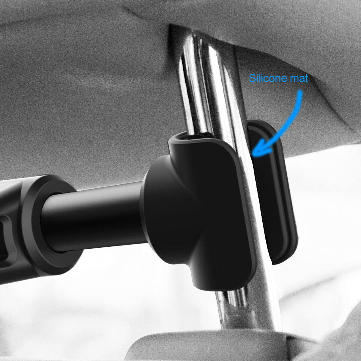 ROCK 360° Verstelbare Hoofdsteun Tablet / Smartphone Auto Houder afbeelding 3