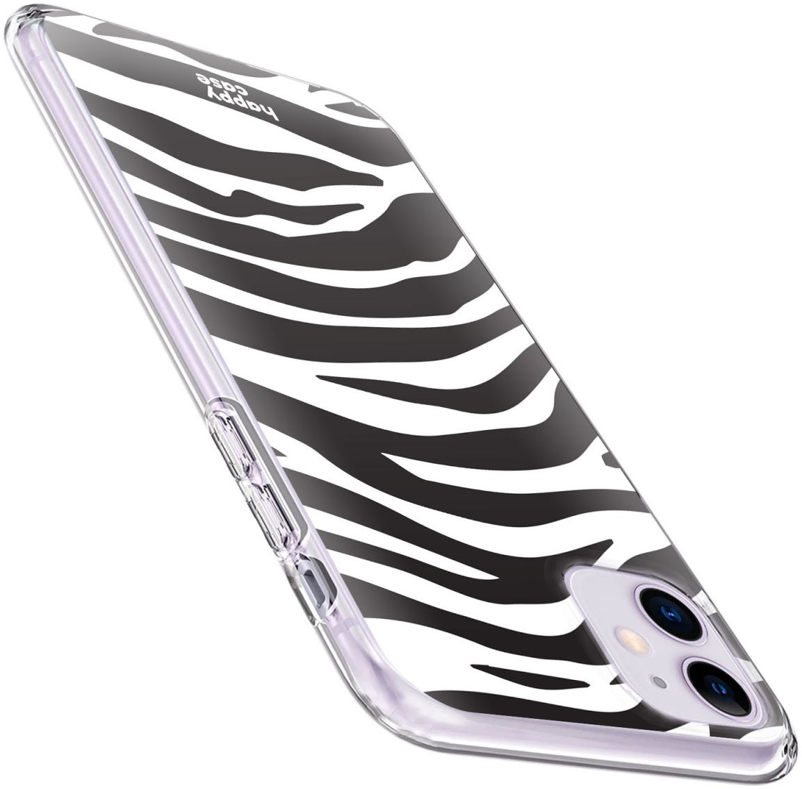 HappyCase Apple iPhone 11 Hoesje Flexibel TPU Zebra Printje afbeelding 4