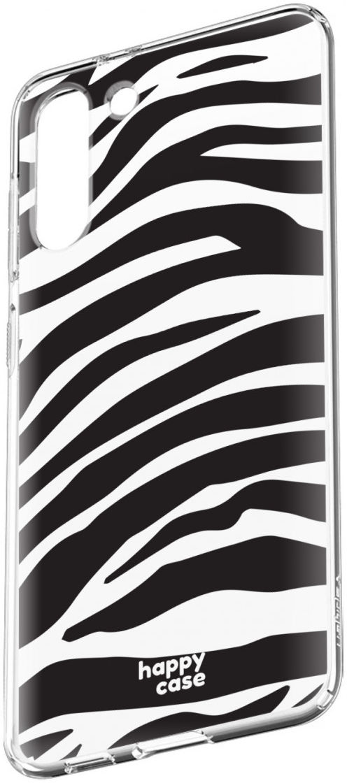 HappyCase Samsung Galaxy S21 Hoesje Flexibel TPU Zebra Printje afbeelding 5