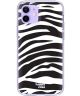 HappyCase iPhone 12 Pro Max Flexibel TPU Hoesje Zebra Print