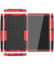 Samsung Galaxy Tab A7 Lite Hoes Robuust Hybride Back Cover Rood