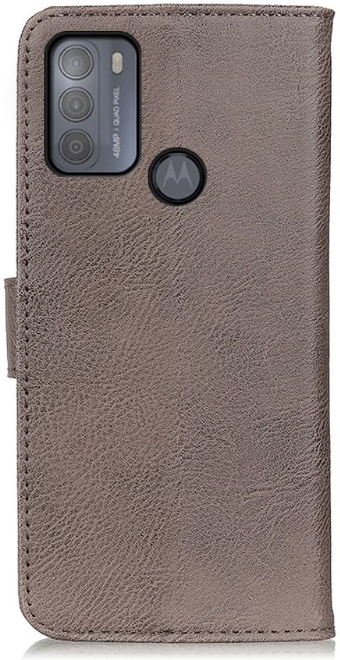 Motorola Moto G50 Hoesje Portemonnee Book Case Grijs afbeelding 6