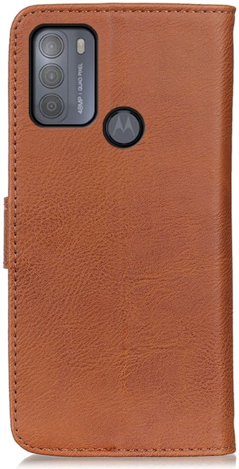 Motorola Moto G50 Hoesje Portemonnee Book Case Bruin afbeelding 6
