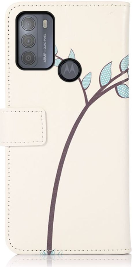 Motorola Moto G50 Hoesje Portemonnee Book Case met Uil Print afbeelding 6