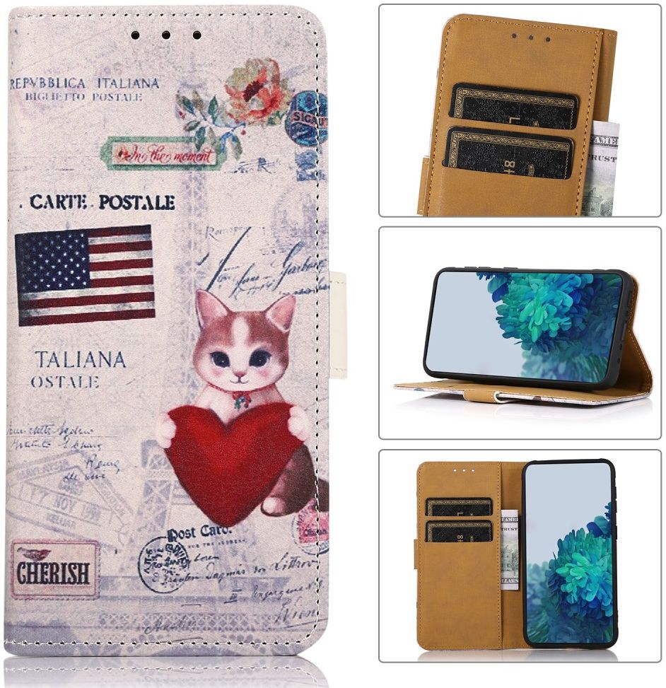 Motorola Moto G50 Hoesje Portemonnee Book Case met Amerikaanse Vlag afbeelding 7