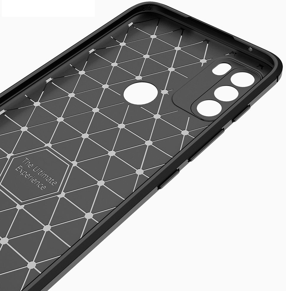 Motorola Moto G50 Hoesje Geborsteld TPU Flexibele Back Cover Rood afbeelding 7