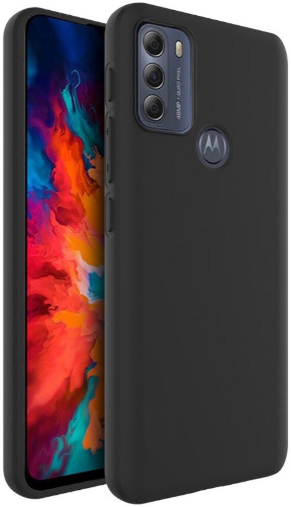 IMAK UC-3 Series Motorola Moto G50 Hoesje Flexibel en Dun TPU Zwart afbeelding 1