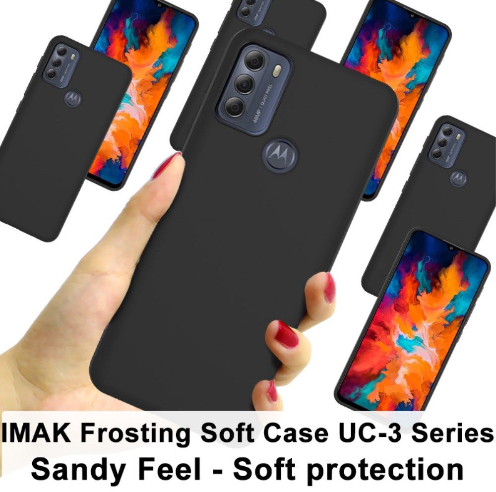 IMAK UC-3 Series Motorola Moto G50 Hoesje Flexibel en Dun TPU Zwart afbeelding 6