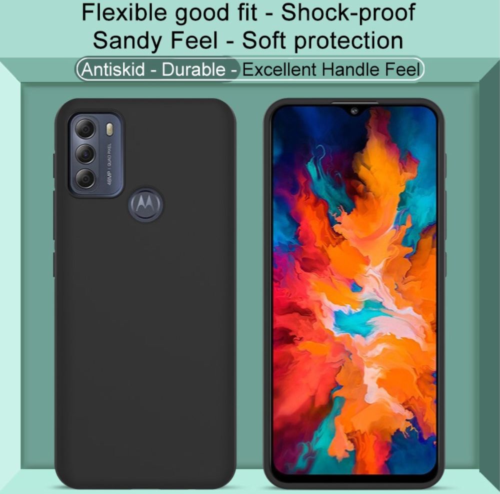 IMAK UC-3 Series Motorola Moto G50 Hoesje Flexibel en Dun TPU Zwart afbeelding 8