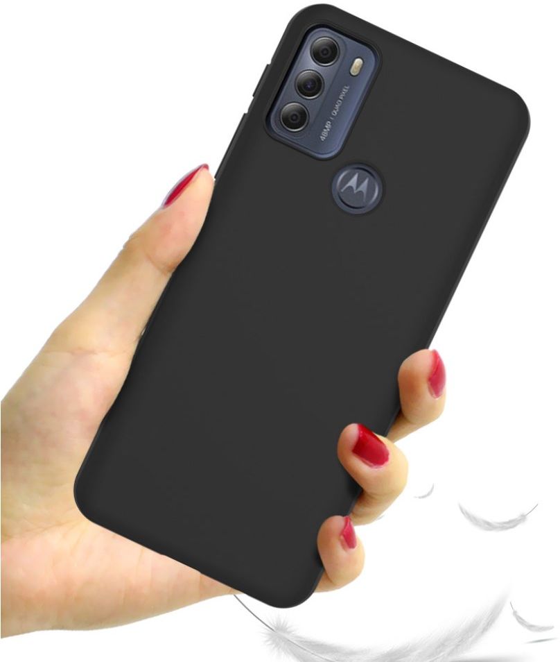 IMAK UC-3 Series Motorola Moto G50 Hoesje Flexibel en Dun TPU Zwart afbeelding 3