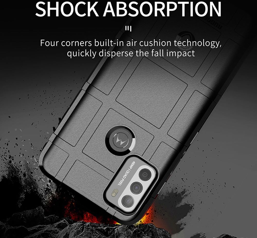 Motorola Moto G50 Hoesje Shock Proof Rugged Shield Groen afbeelding 2