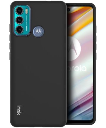 Imak UC-1 Motorola Moto G60s Hoesje Matte TPU Back Cover Zwart Hoesjes