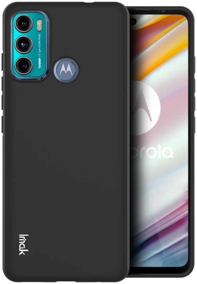 Imak UC-1 Motorola Moto G60s Hoesje Matte TPU Back Cover Zwart afbeelding 1