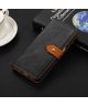 Khazneh Motorola Moto G50 Hoesje Wallet Book Case Zwart