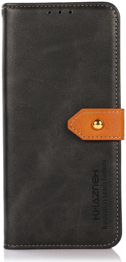 Khazneh Motorola Moto G50 Hoesje Wallet Book Case Zwart afbeelding 1