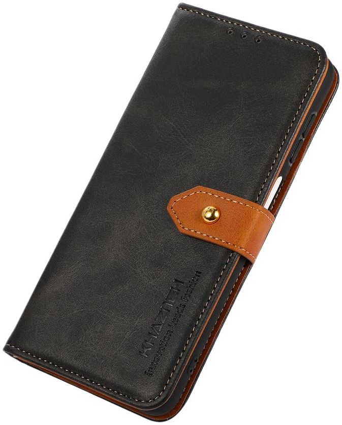 Khazneh Motorola Moto G50 Hoesje Wallet Book Case Zwart afbeelding 9