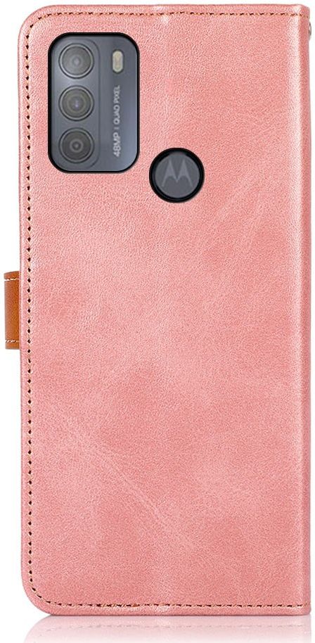 Khazneh Motorola Moto G50 Hoesje Wallet Book Case Roze Goud afbeelding 6