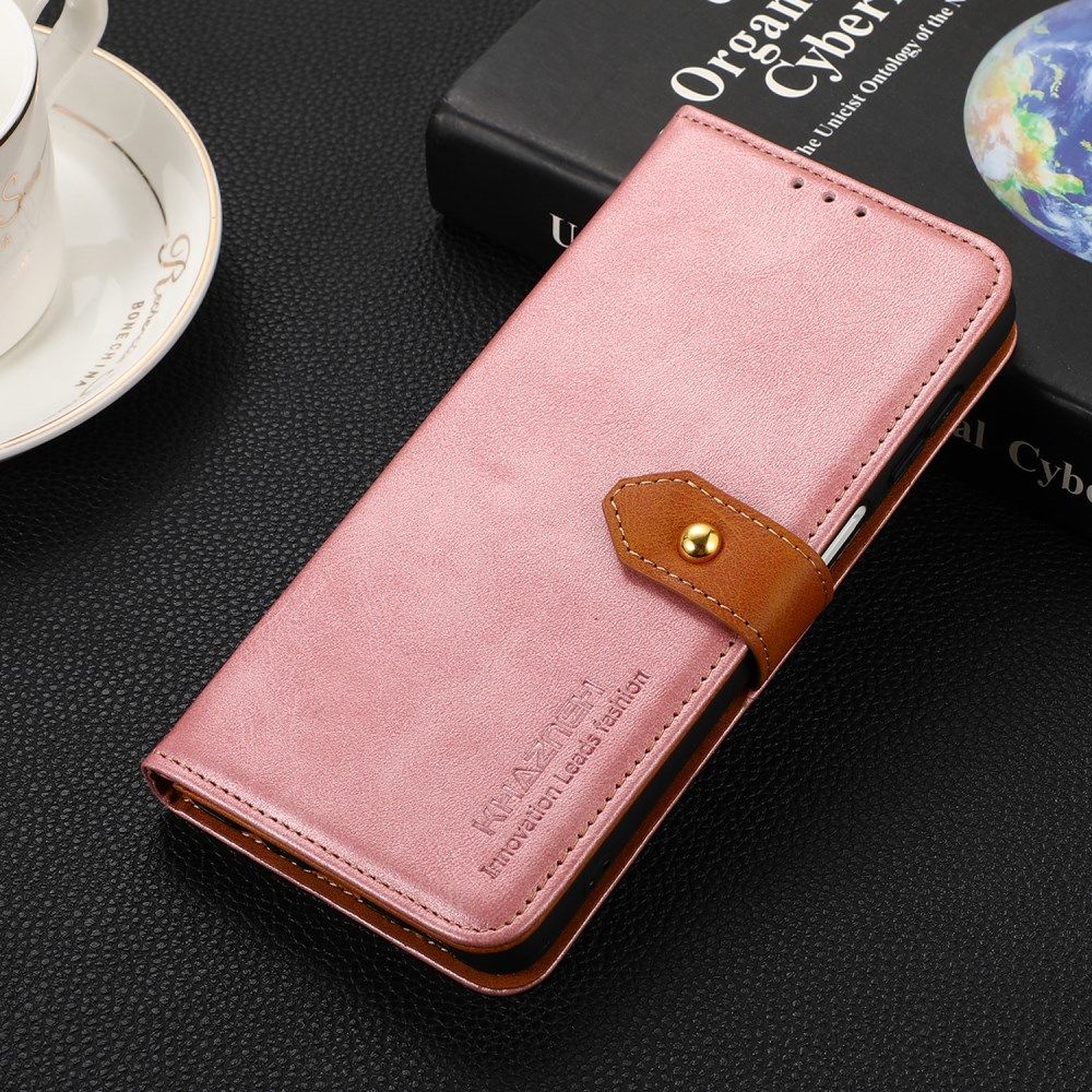 Khazneh Motorola Moto G50 Hoesje Wallet Book Case Roze Goud afbeelding 4