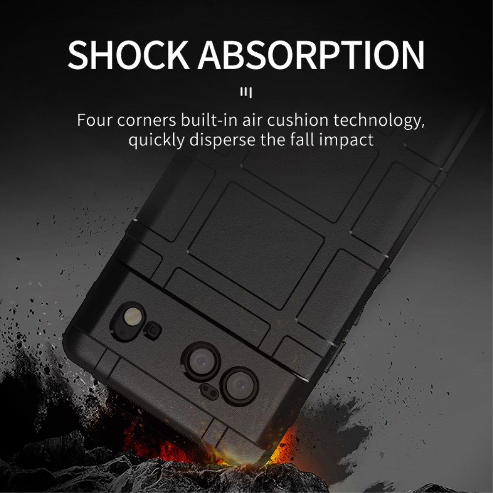 Google Pixel 6 Hoesje Shock Proof Rugged Shield Blauw afbeelding 3