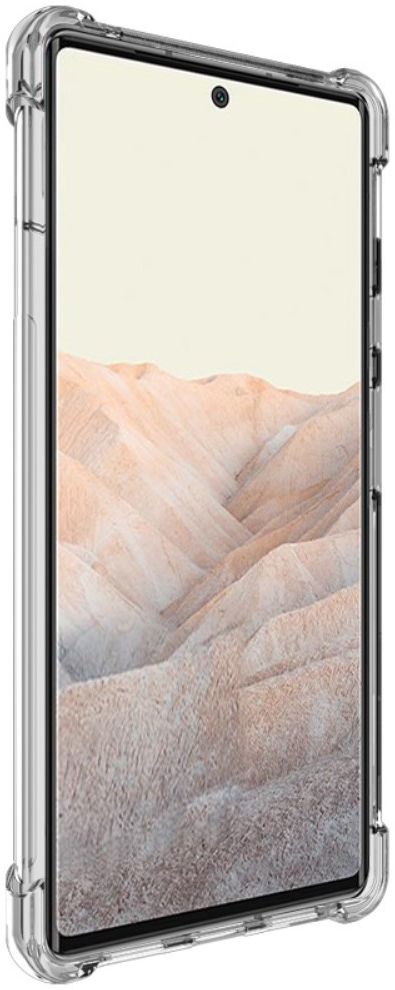 Google Pixel 6 Hoesje Dun TPU met Screen Protector Transparant afbeelding 2
