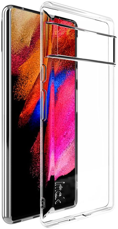IMAK UX-5 Google Pixel 6 Pro Hoesje Flexibel en Dun TPU Transparant afbeelding 1