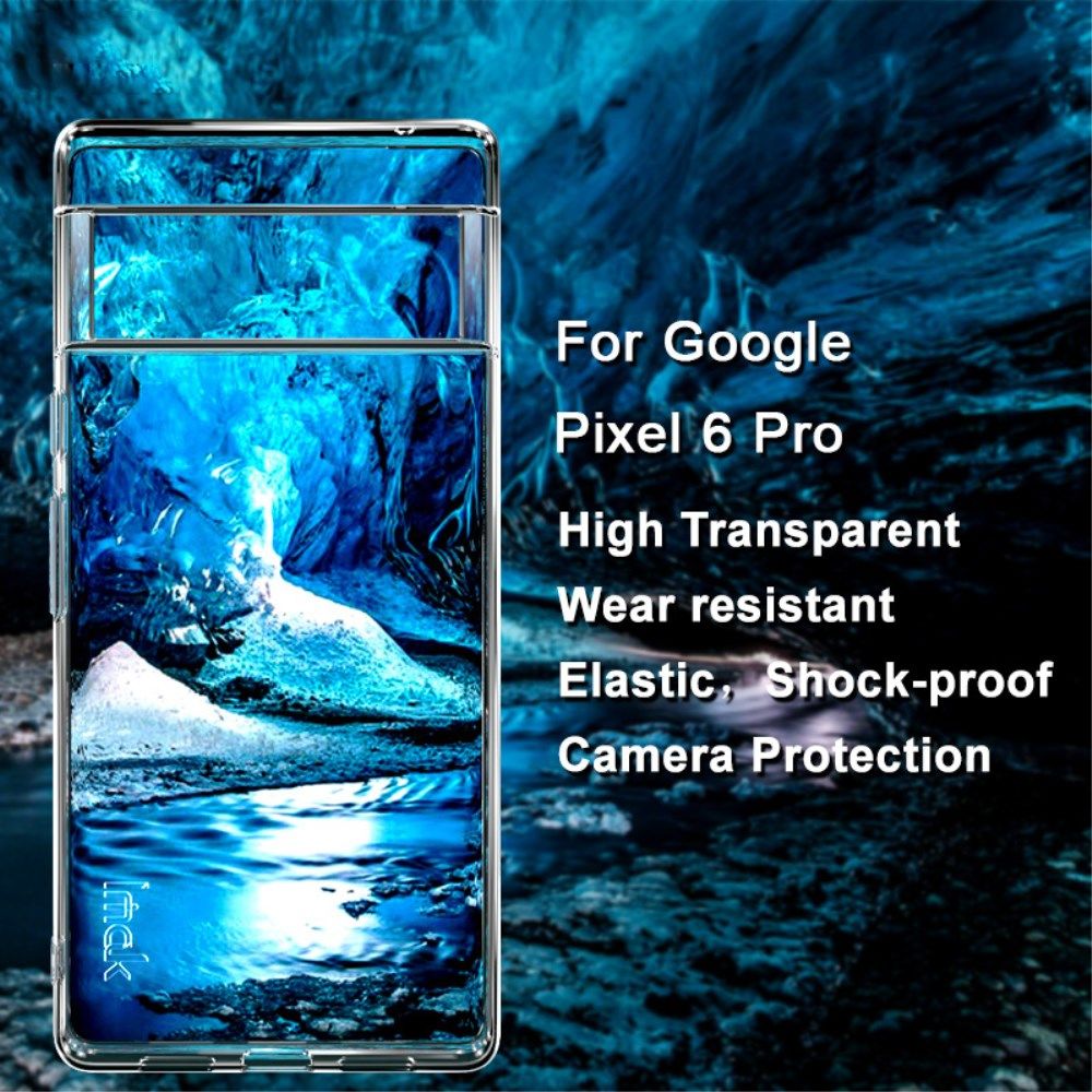 IMAK UX-5 Google Pixel 6 Pro Hoesje Flexibel en Dun TPU Transparant afbeelding 6