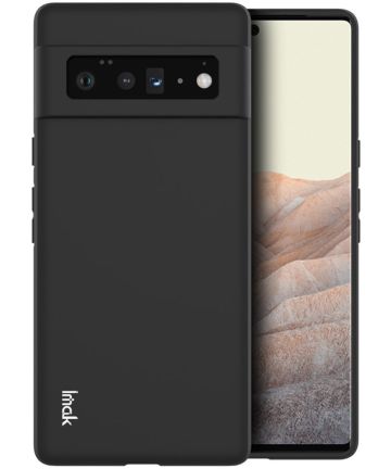 IMAK UC-3 Series Google Pixel 6 Pro Hoesje Flexibel en Dun TPU Zwart Hoesjes