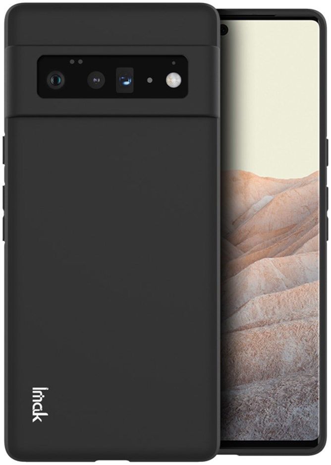 IMAK UC-3 Series Google Pixel 6 Pro Hoesje Flexibel en Dun TPU Zwart afbeelding 1
