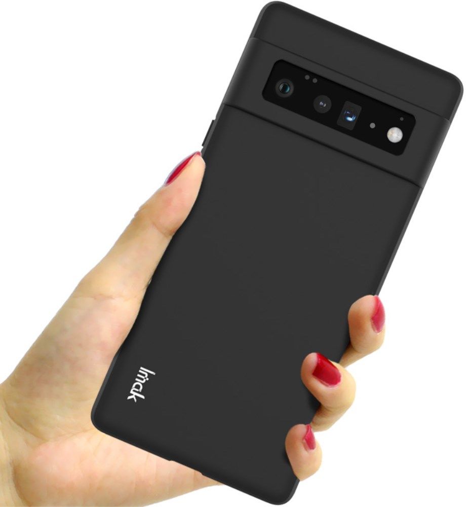 IMAK UC-3 Series Google Pixel 6 Pro Hoesje Flexibel en Dun TPU Zwart afbeelding 3