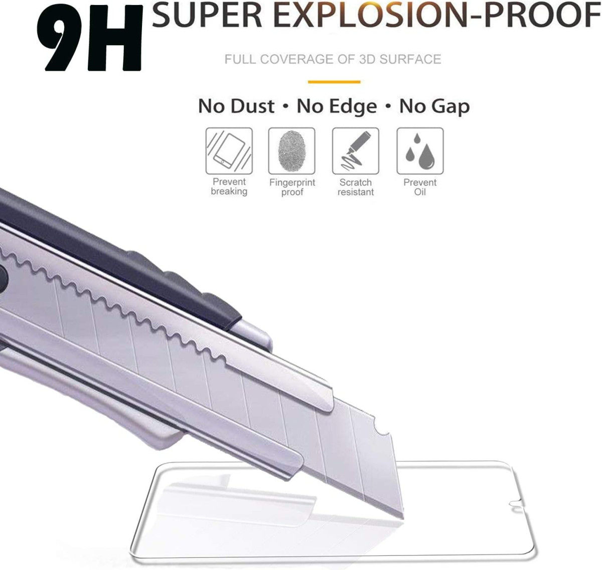 Motorola Moto G50 Screen Protector 0.3mm Arc Edge Tempered Glass afbeelding 2