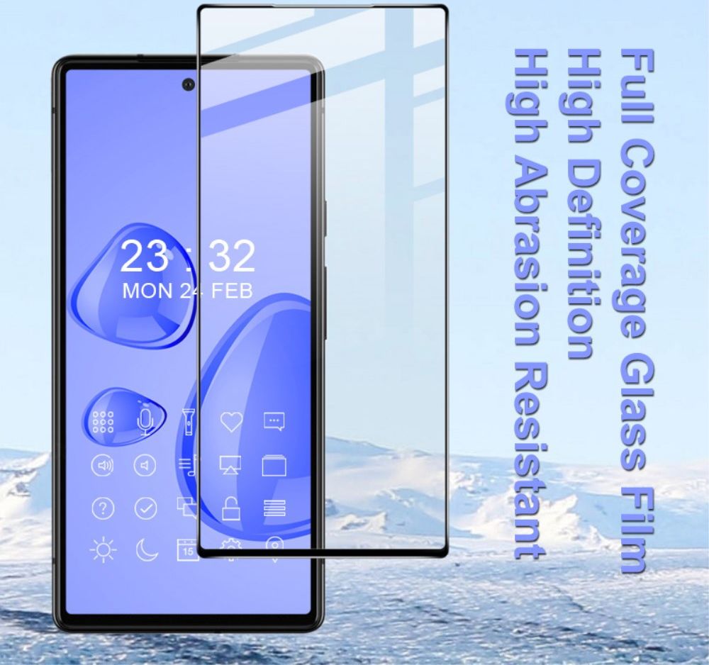 IMAK Pro+ Google Pixel 6 Screen Protector 9H Tempered Glass Full Cover afbeelding 4