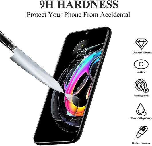 Motorola Defy (2021) Screen Protector 0.3mm Arc Edge Tempered Glass afbeelding 2