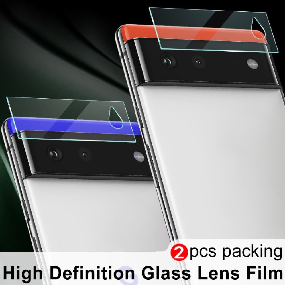 IMAK Google Pixel 6 Camera Lens Protector Tempered Glass Duo Pack afbeelding 6
