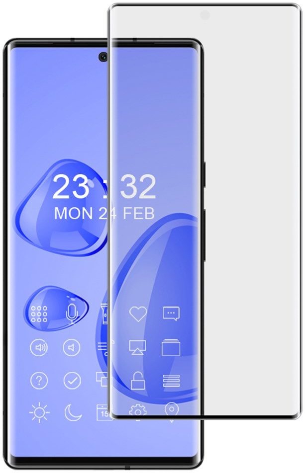 IMAK Google Pixel 6 Pro Screen Protector 3D Tempered Glass Full Cover afbeelding 1