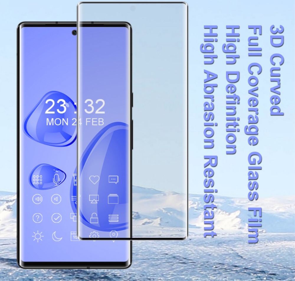 IMAK Google Pixel 6 Pro Screen Protector 3D Tempered Glass Full Cover afbeelding 5