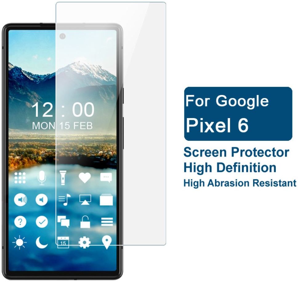 IMAK Google Pixel 6 Screen Protector Soft TPU Display Folie afbeelding 4