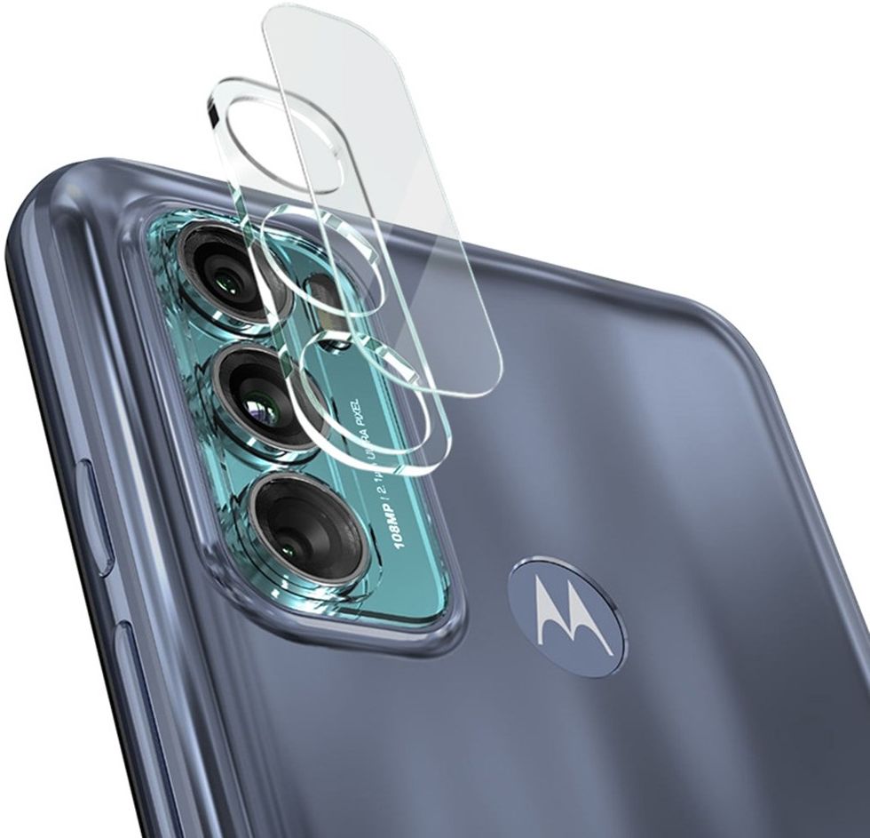 Imak Motorola Moto G60s Camera Lens Protector + Lens Cap Clear afbeelding 2