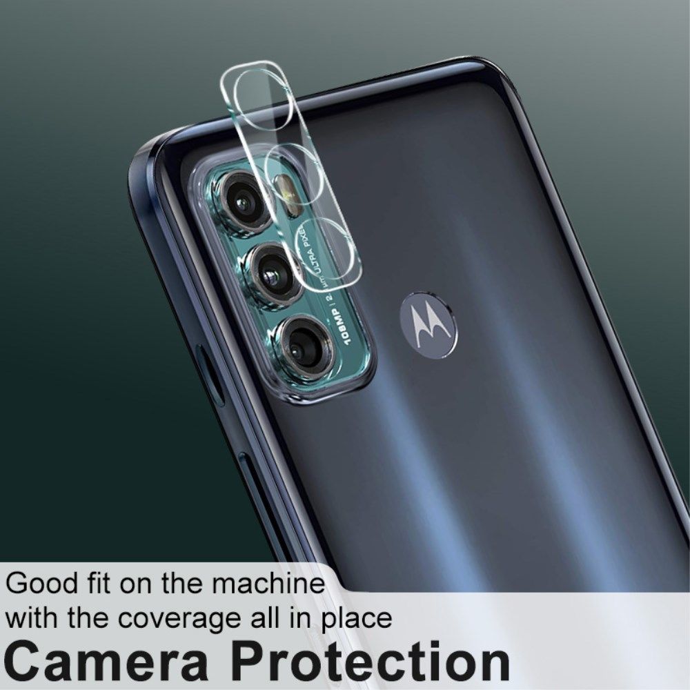 Imak Motorola Moto G60s Camera Lens Protector + Lens Cap Clear afbeelding 9