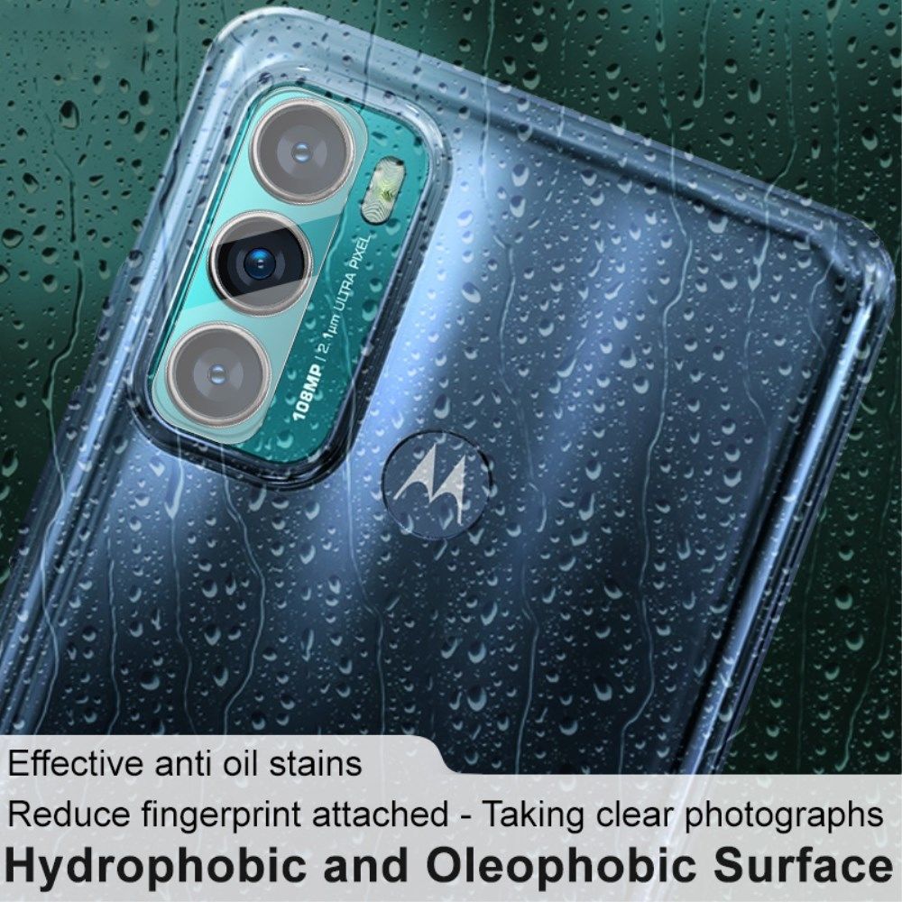 Imak Motorola Moto G60s Camera Lens Protector + Lens Cap Clear afbeelding 10