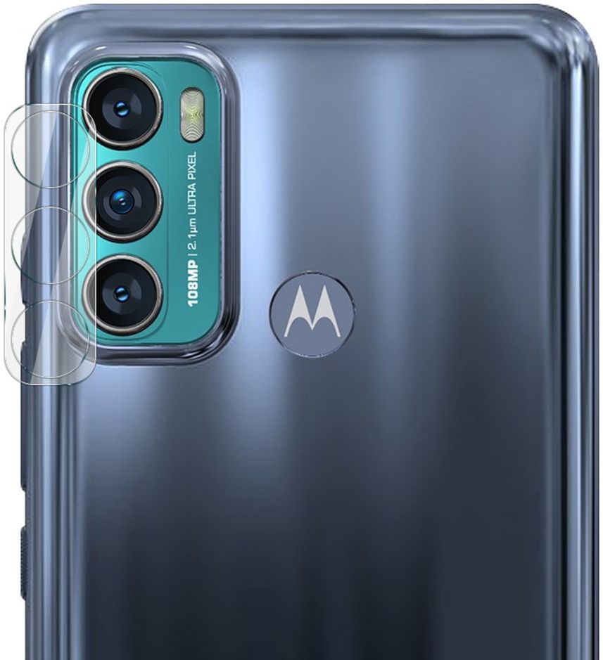 Imak Motorola Moto G60s Camera Lens Protector + Lens Cap Clear afbeelding 3