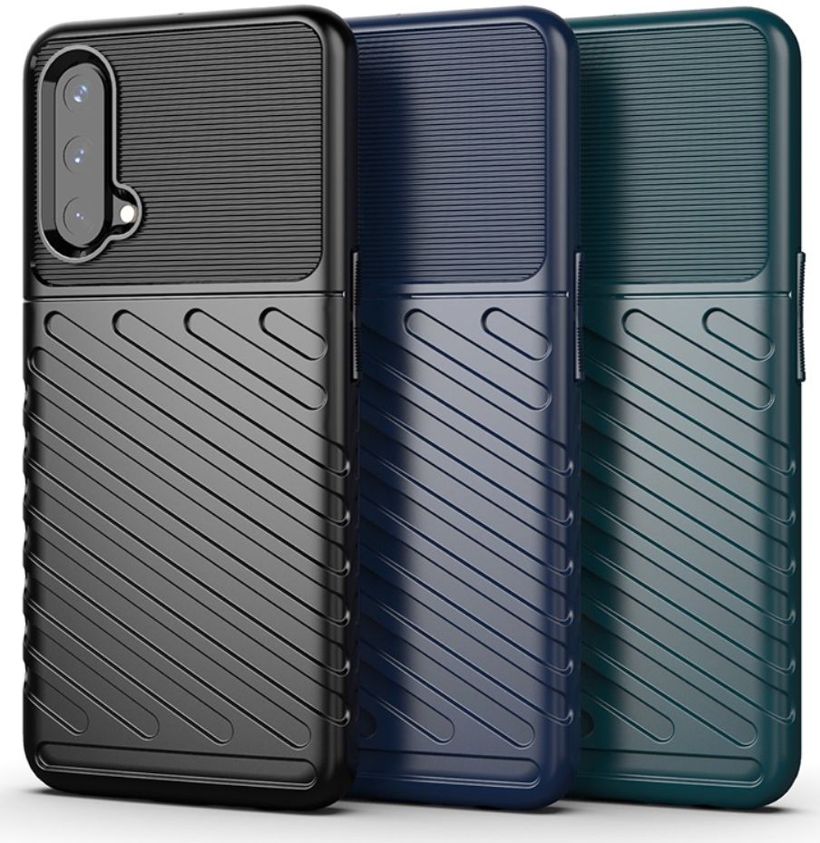 OnePlus Nord CE 5G Hoesje TPU Thunder Design Zwart afbeelding 6