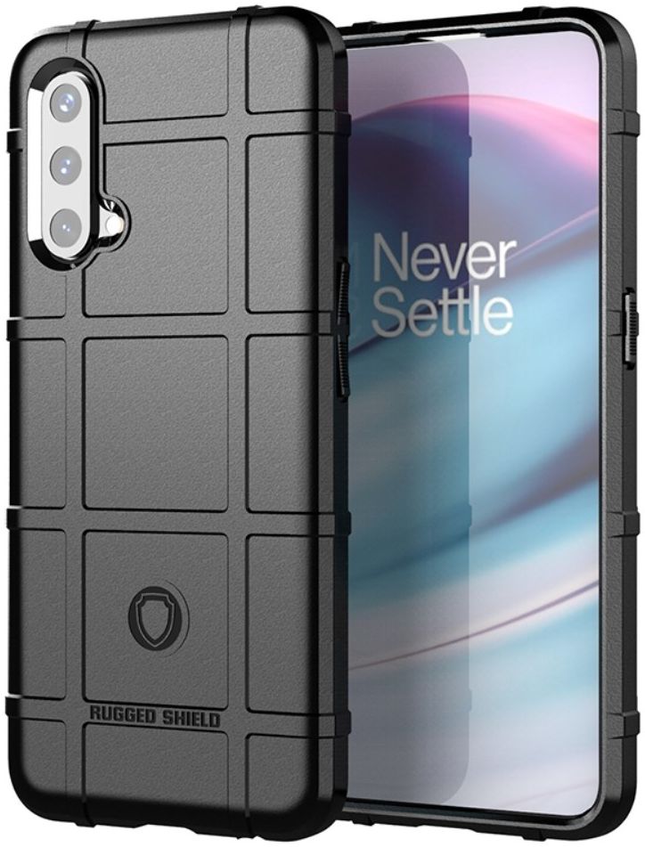 OnePlus Nord CE 5G Hoesje Shock Proof Rugged Shield Zwart afbeelding 1
