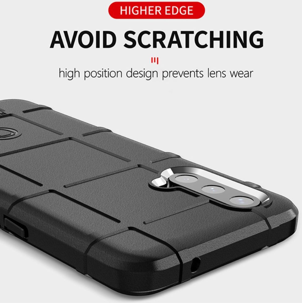 OnePlus Nord CE 5G Hoesje Shock Proof Rugged Shield Zwart afbeelding 3