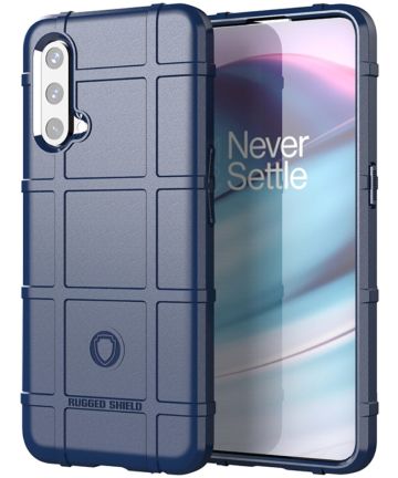 OnePlus Nord CE 5G Hoesje Shock Proof Rugged Shield Blauw Hoesjes